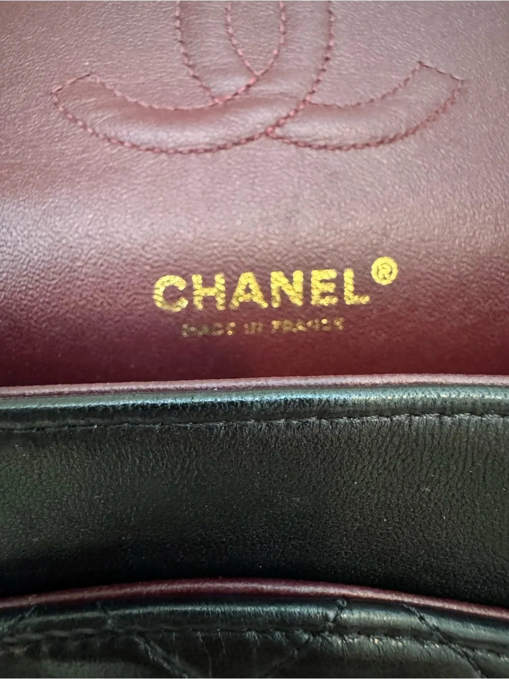 Chanel Medium Black Lambskin Classic Double Flap Bag